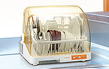 キッチン家電 BONABONA コンパクト食器乾燥器   BX-D19