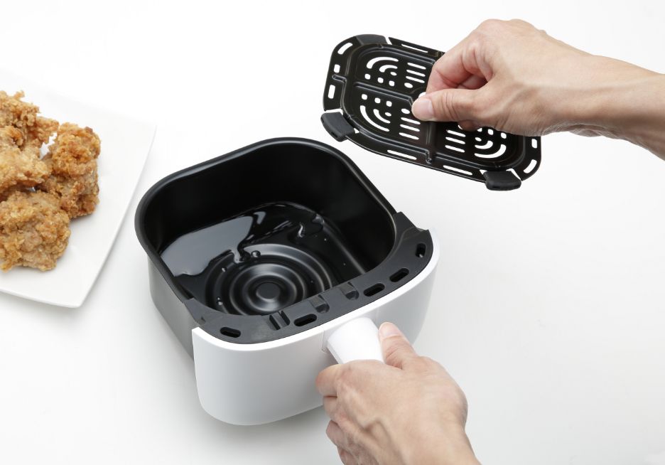 ノンフライ調理だからヘルシーで軽い味わい