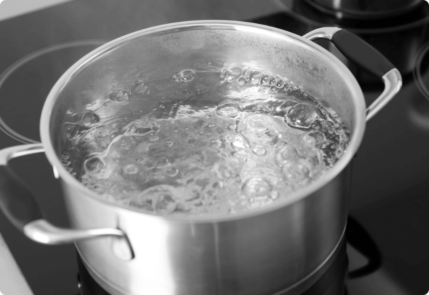 そのまま湯せん可能