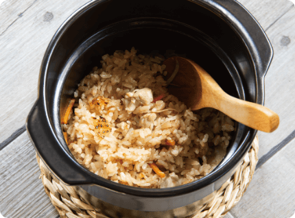 鶏ごぼうの炊き込みご飯